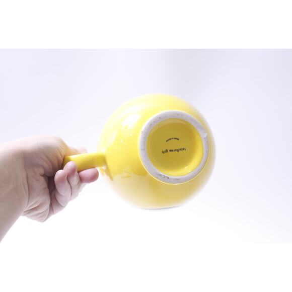 Teleflora Gift, 1960s Style, Yellow Mug, Smiley Face Kitchen Decor, Collectible - Picture 3 of 4